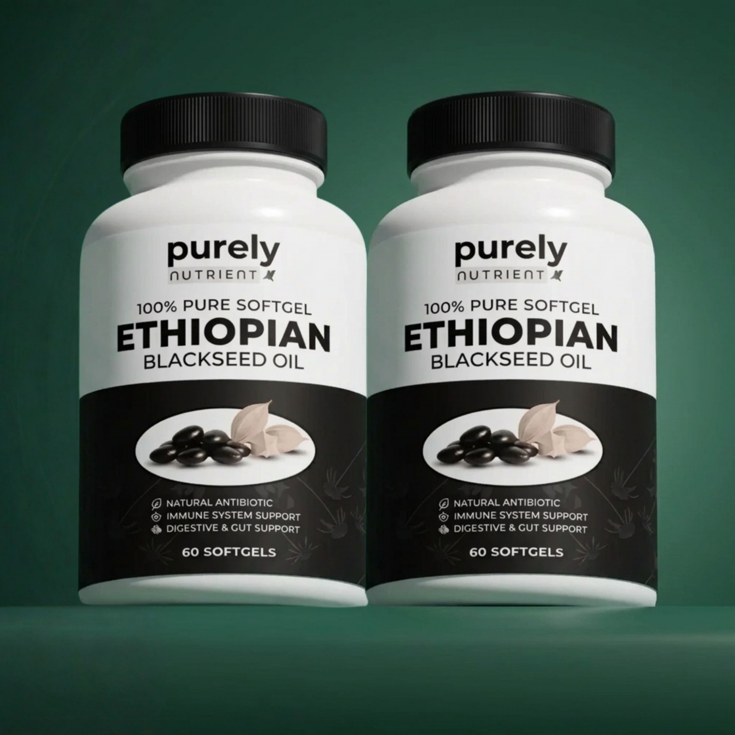 Purely Nutrient Ethiopian Black Seed Oil