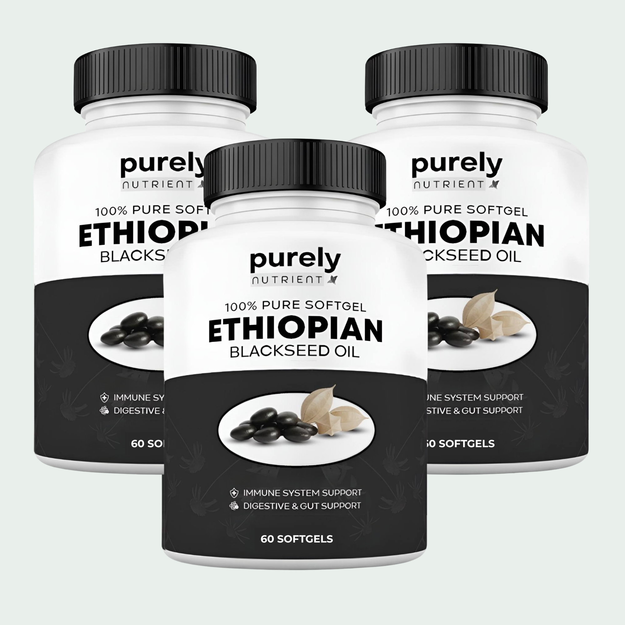 Purely Nutrient Ethiopian Black Seed Oil