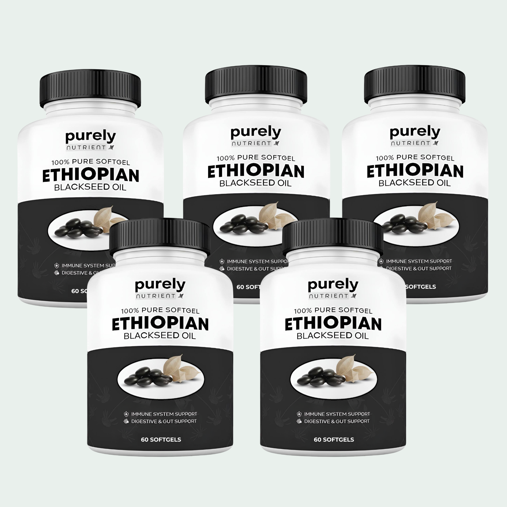 Purely Nutrient Ethiopian Black Seed Oil