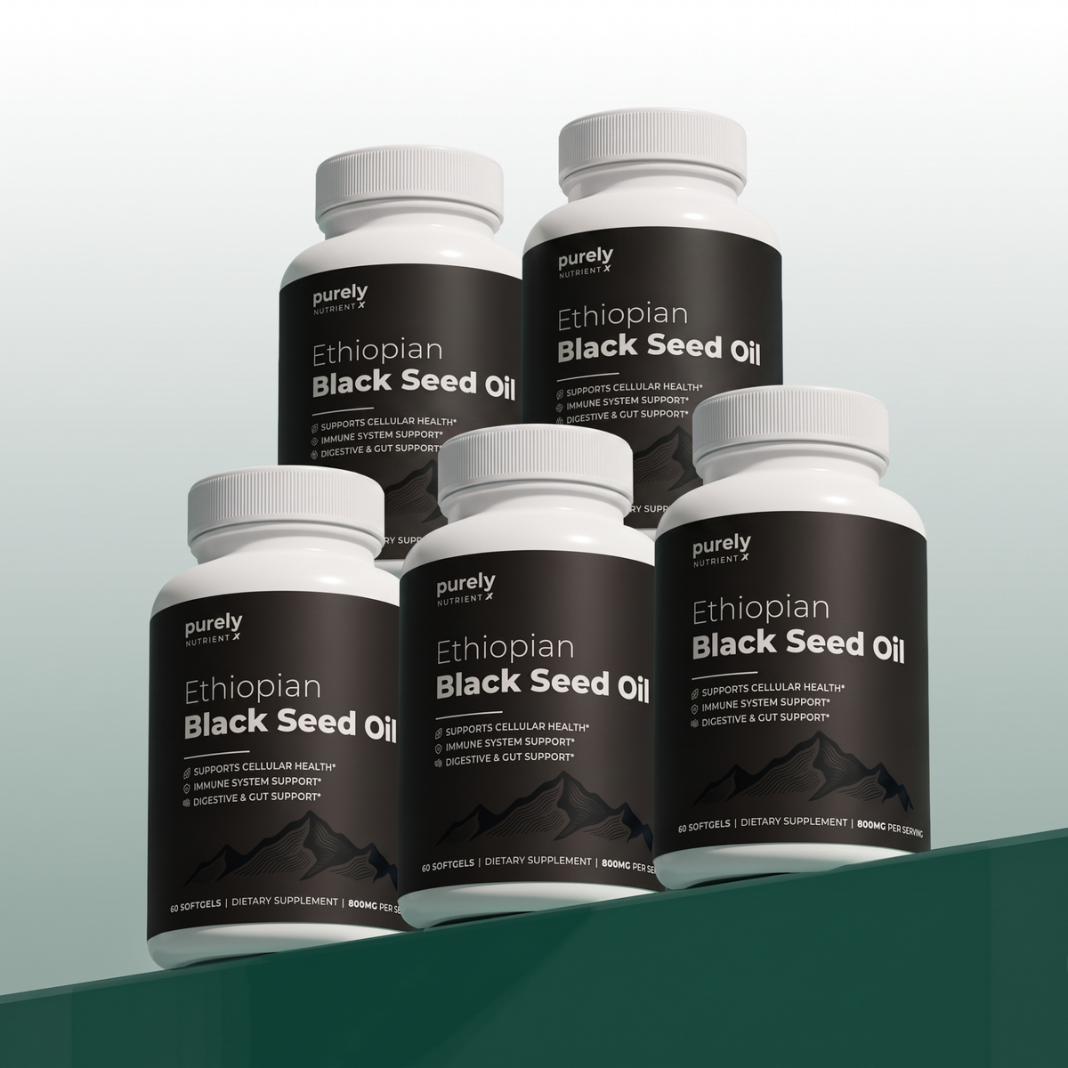 Purely Nutrient Ethiopian Black Seed Oil