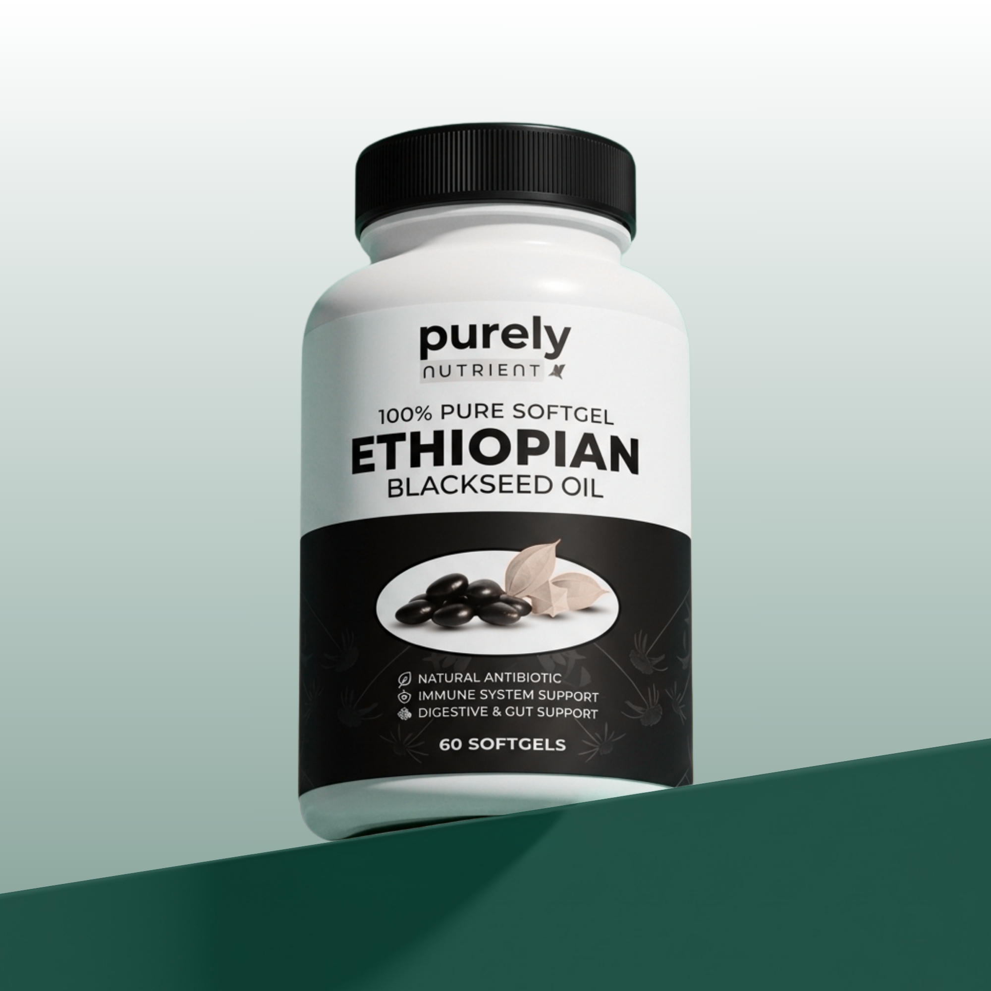 Purely Nutrient Ethiopian Black Seed Oil