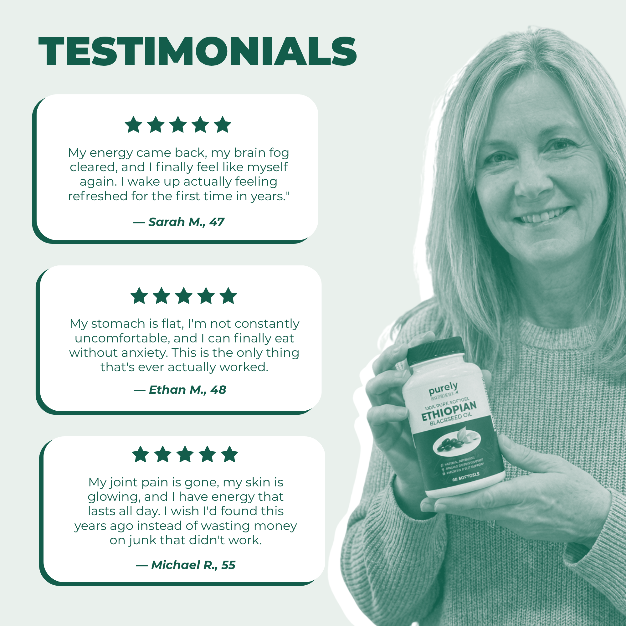 Purely Nutrient Ethiopian Black Seed Oil