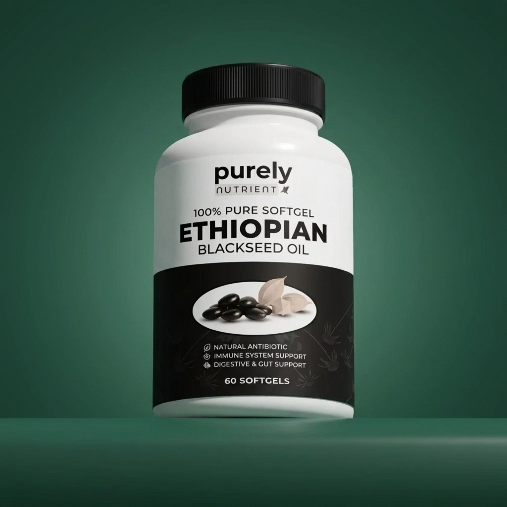 Purely Nutrient Ethiopian Black Seed Oil