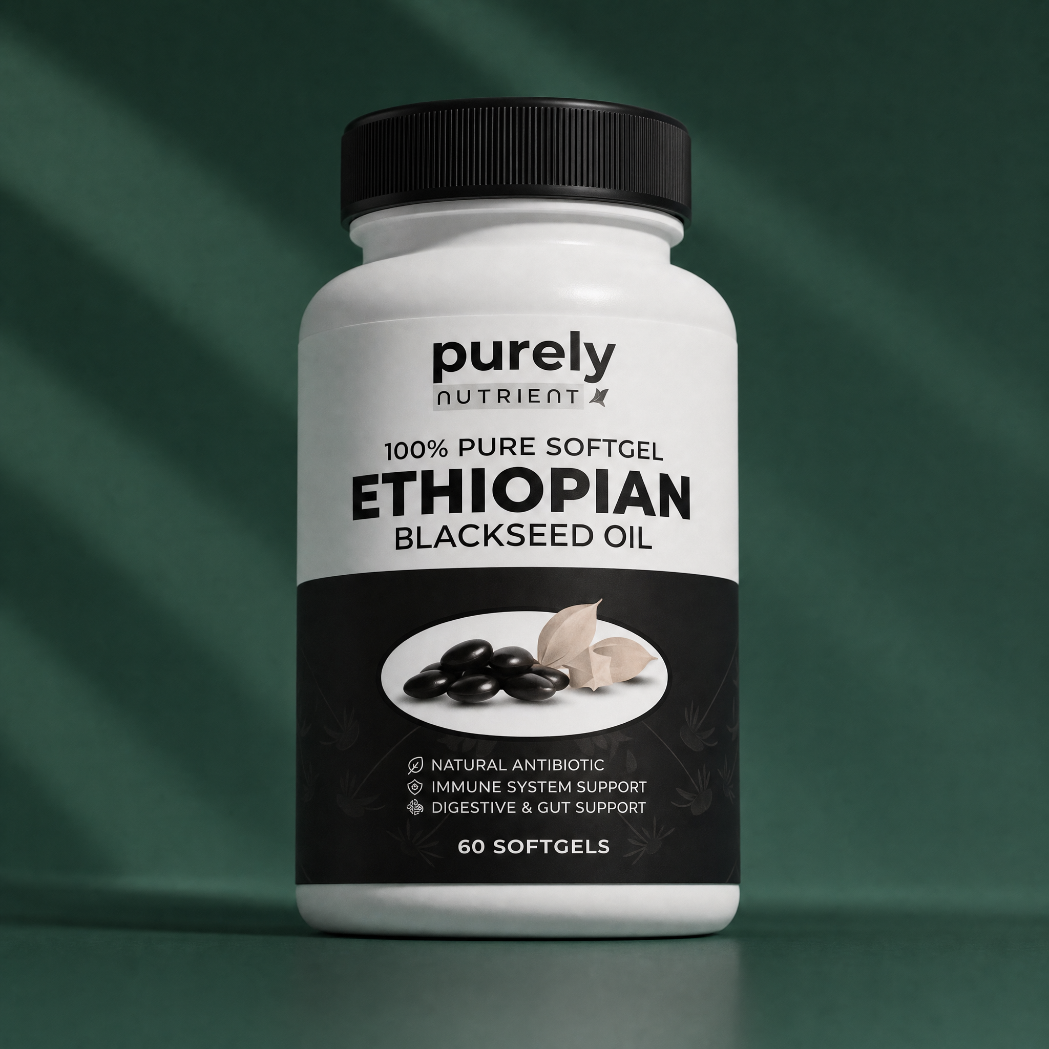 Purely Nutrient Ethiopian Black Seed Oil
