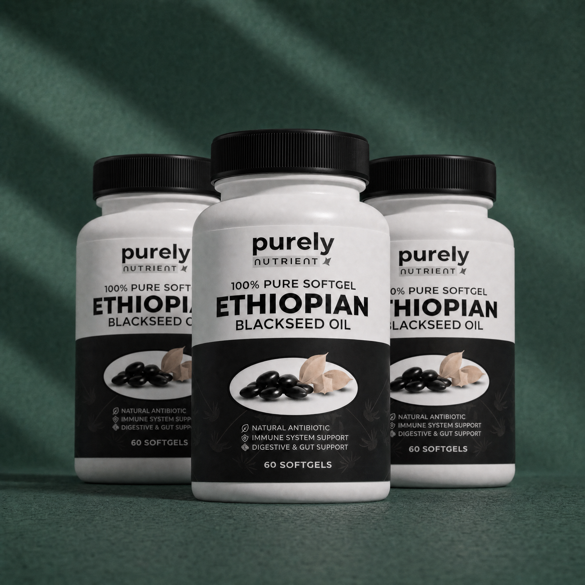 Purely Nutrient Ethiopian Black Seed Oil